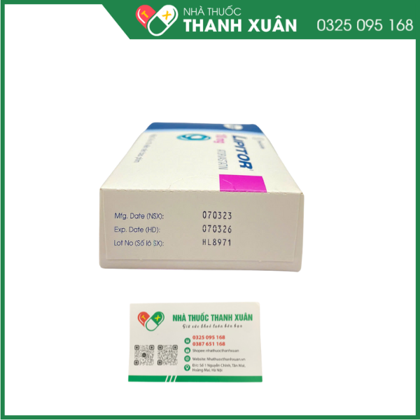 Thuốc Lipitor 10mg  Pfizer điều trị tăng Cholesterol
